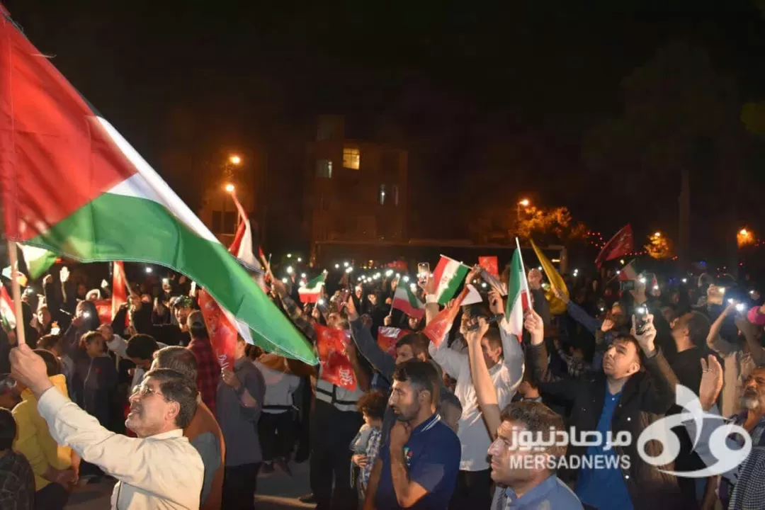 جشن پیروزی جبهه مقاومت در کرمانشاه برگزار شد