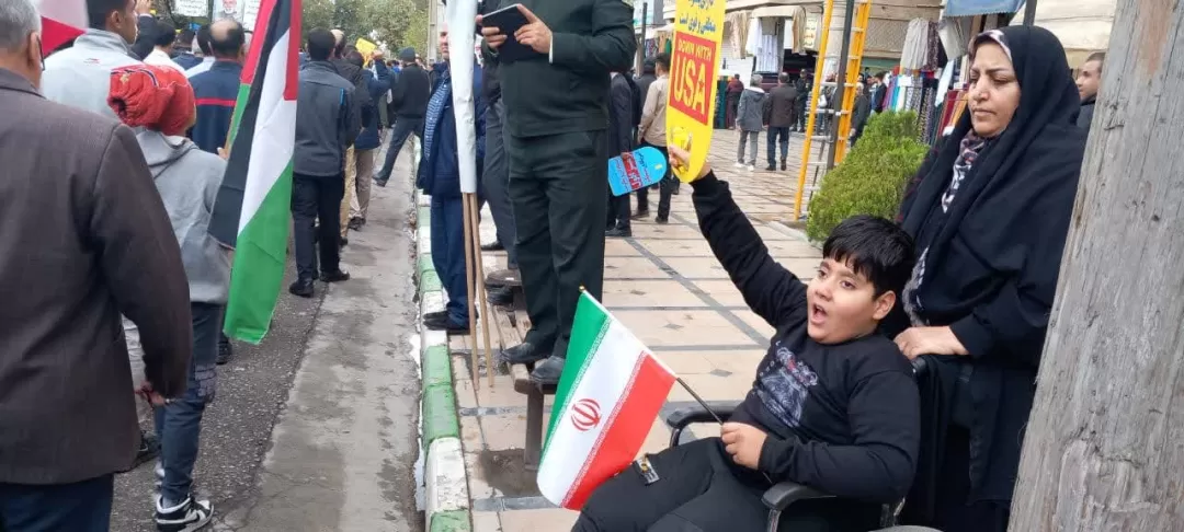 راهپیمایی ۱۳آبان در کرمانشاه باحضور پررنگ دهه هشتادی‌ها