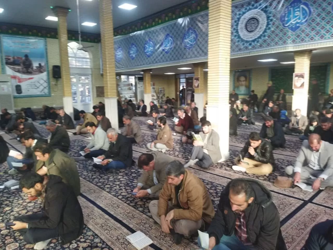 شرکت پرشکوه بسیجیان کرمانشاهی در دعای ندبه