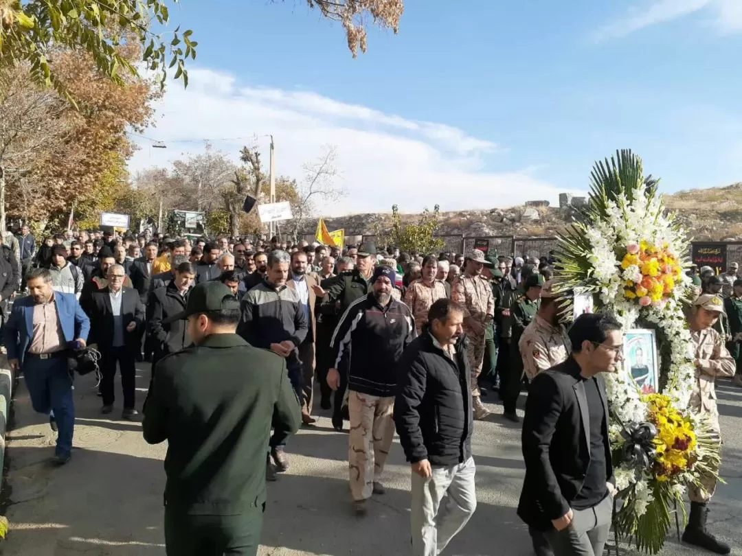 برگزاری مراسم تشییع پیکر «شهید عطایی» در کنگاور