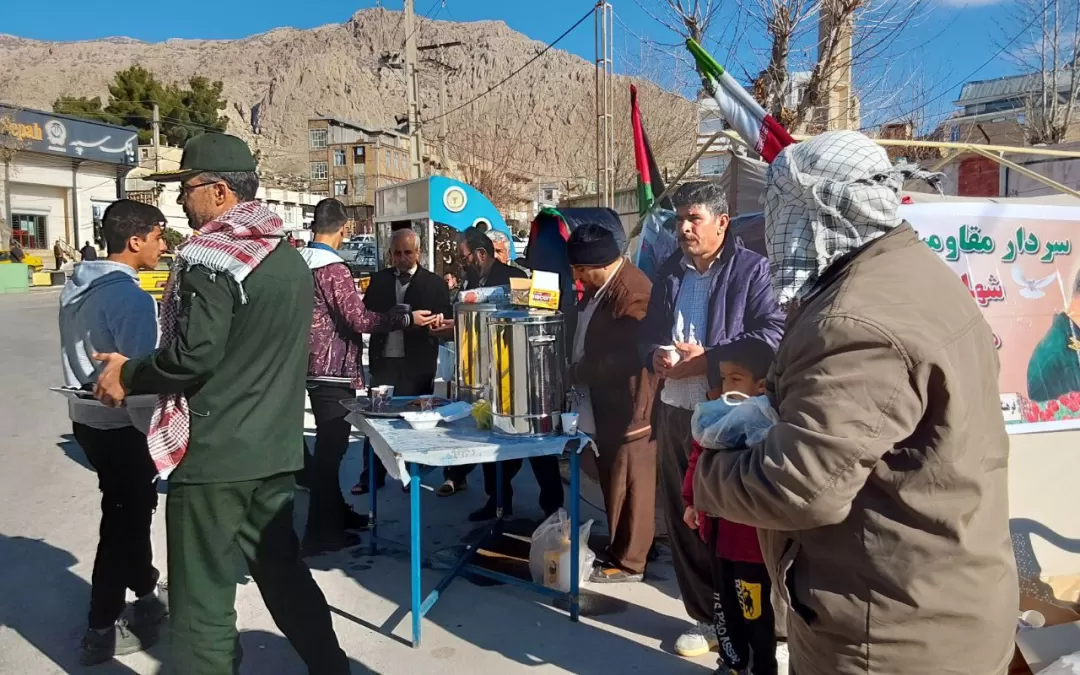 موکب فرهنگی شهید سلیمانی در دالاهو برپا شد