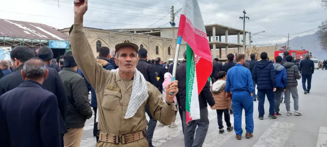 راهپیمایی مردم کرمانشاه در محکومیت حادثه تروریستی کرمان