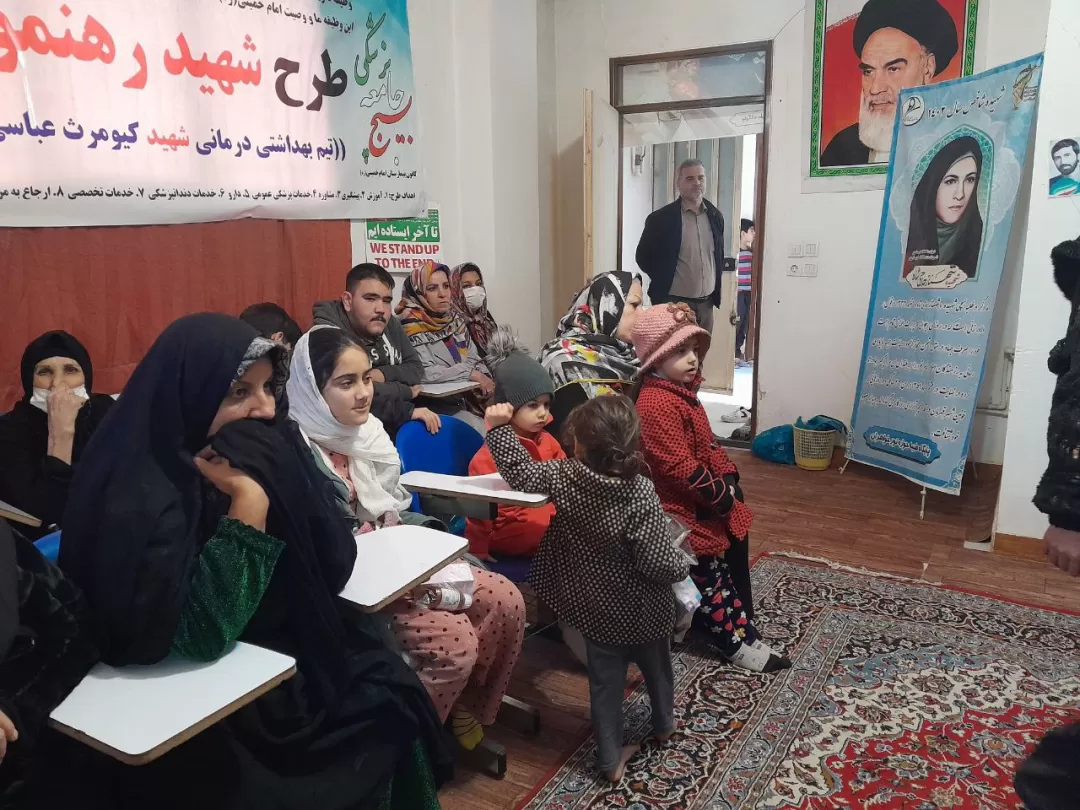 برگزاری طرح ویزیت رایگان در محله آقاجان کرمانشاه