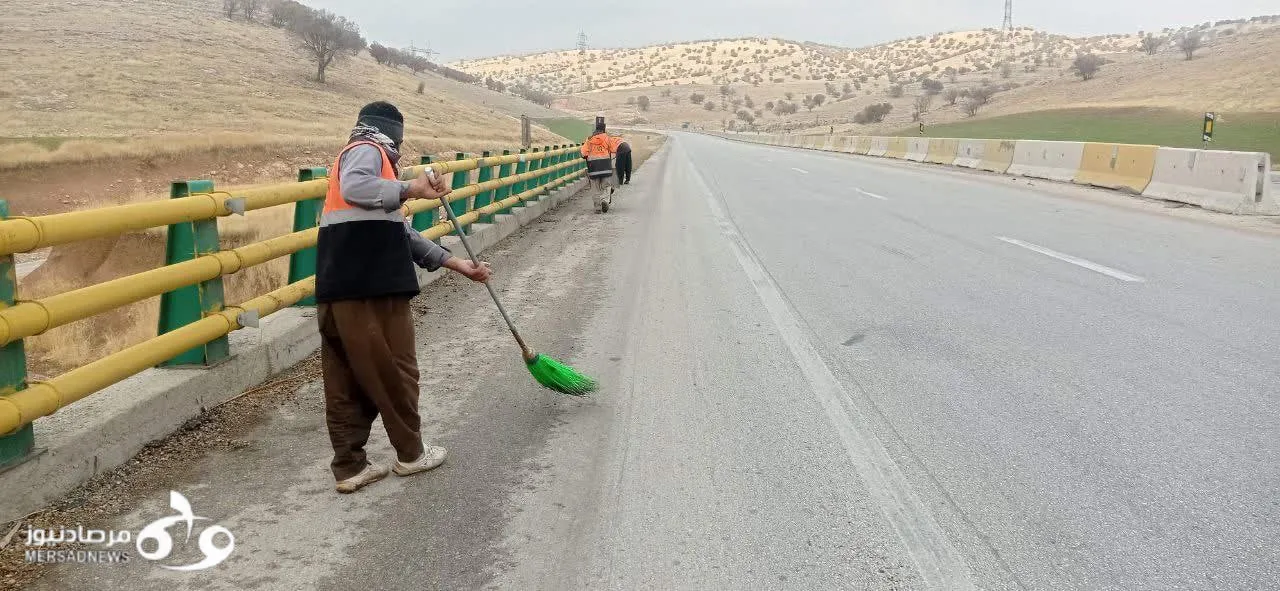 پل‌های شهرستان دالاهو پاکسازی شد