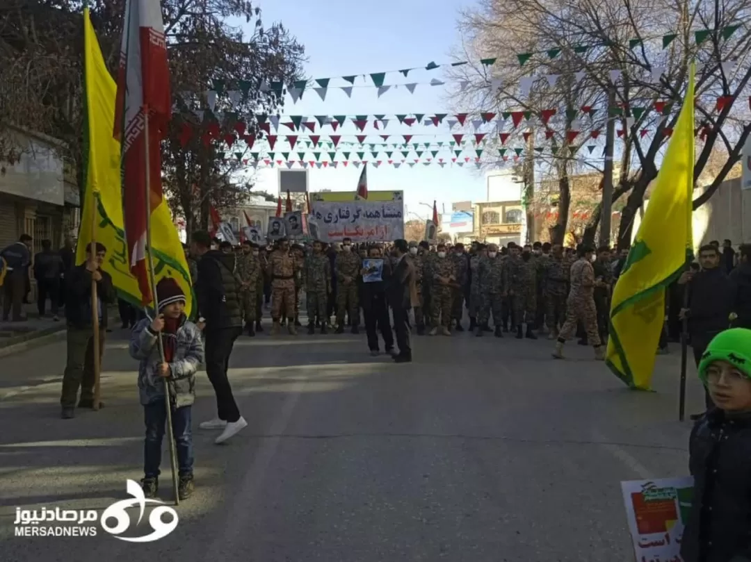 حضور باشکوه مردم کرمانشاه در راهپیمایی ۲۲ بهمن