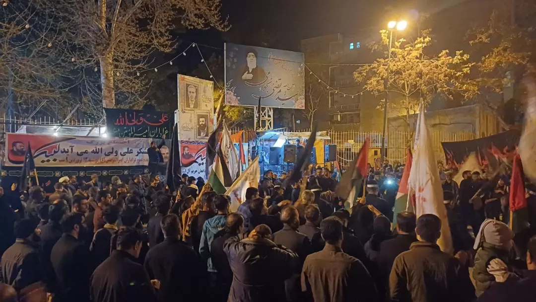 تجمع کرمانشاهیان در محکومیت حمله به سفارت ایران
