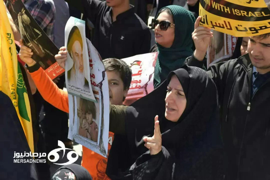 حماسه‌آفرینی کرمانشاهیان در راهپیمایی یوم‌الله روز قدس
