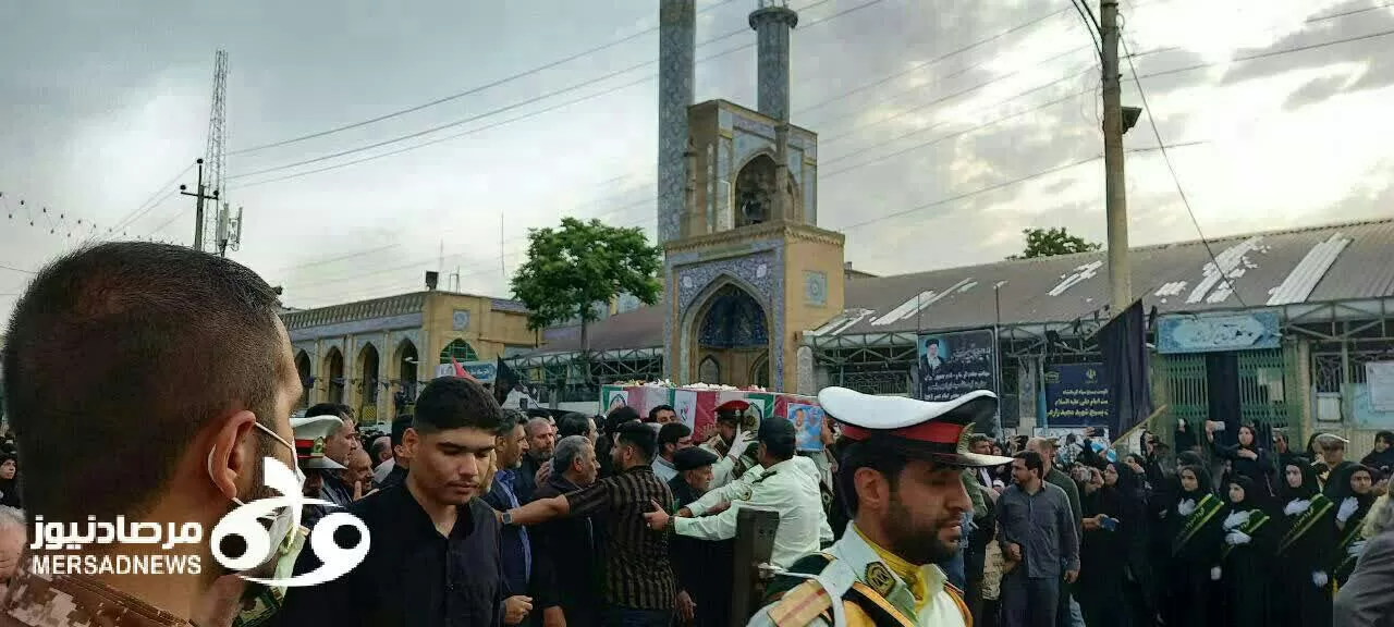 تشییع باشکوه پیکر شهید مدافع امنیت در کرمانشاه