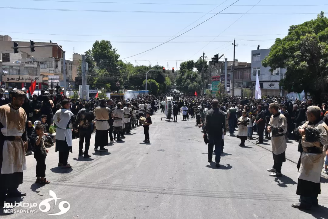 عزاداری مردم کرمانشاه در روز عاشورا