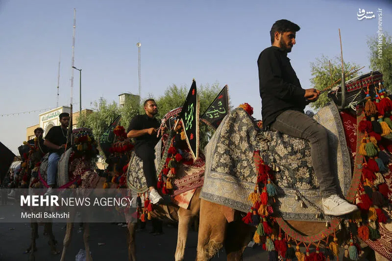 کاروان نمادین اسرای کربلا در قم