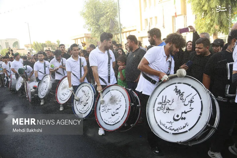 کاروان نمادین اسرای کربلا در قم