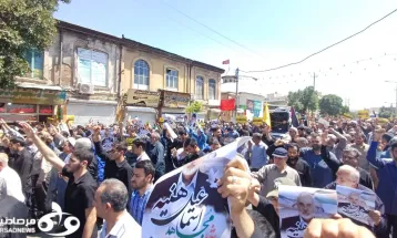 راهپیمایی مردم کرمانشاه در محکومیت ترور هنیه