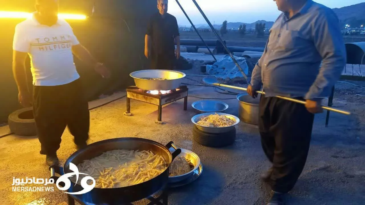 خدمت‌رسانی موکب‌ها به زائران در مرز خسروی