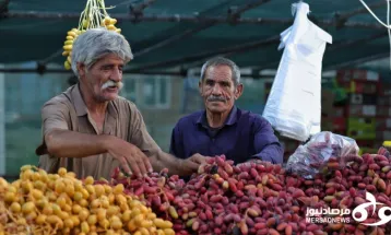 تصاویری از بازار خرمافروشان ورودی شهر قصرشیرین