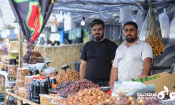 تصاویری از بازار خرمافروشان ورودی شهر قصرشیرین