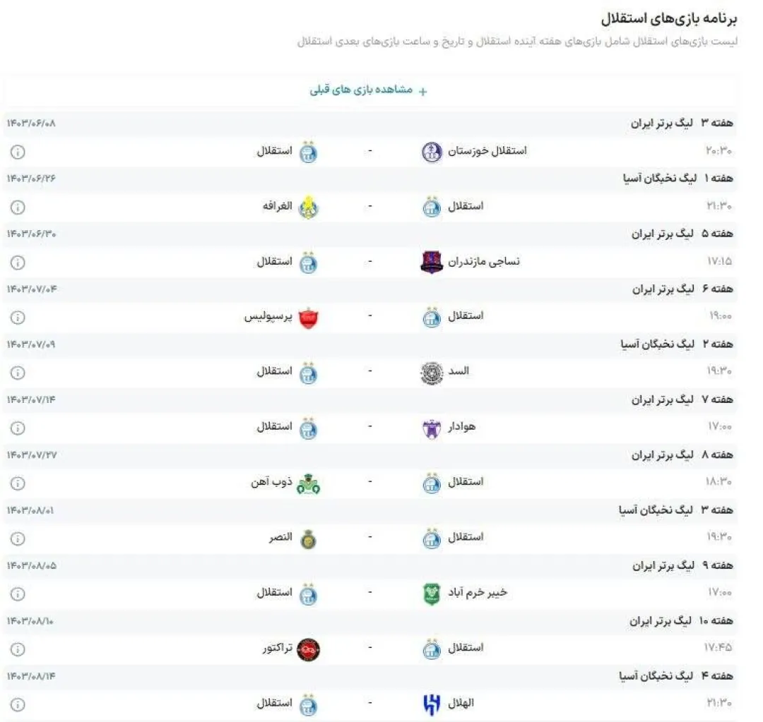 4 تیم مطرح فوتبال ایران لای منگنه