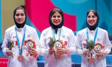 نیمه‌نهایی مسابقات تنیس روی میز بانوان