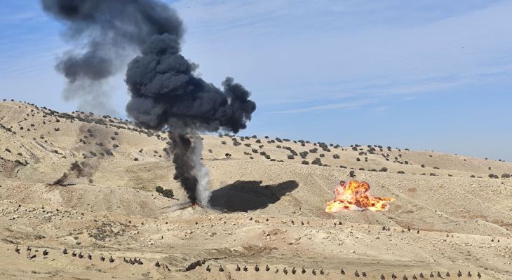 برگزاری رزمایش «الی بیت‌المقدس» در سرپل‌ذهاب