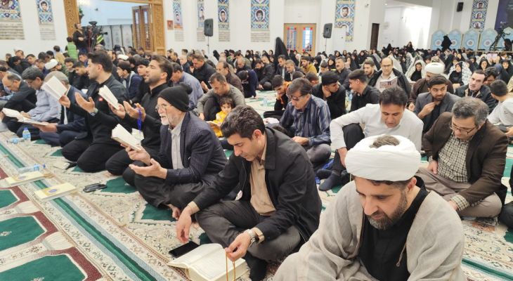 مراسم احیای شب قدر در سرپل‌ذهاب