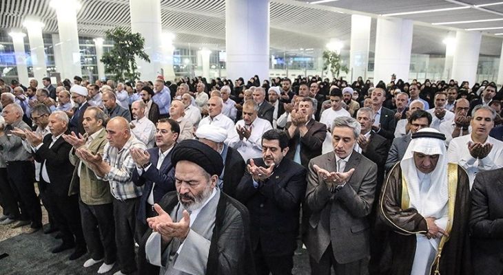 بدرقه نخستین گروه از زائران حج ۱۴۰۴
