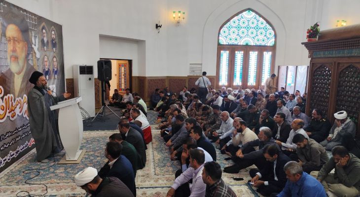 مراسم سالگرد شهید رئیسی در سرپل‌ذهاب