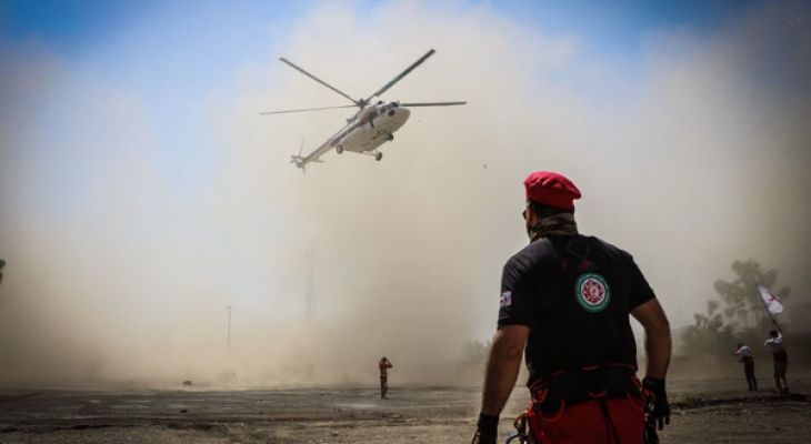مانور امداد و نجات در کرمانشاه