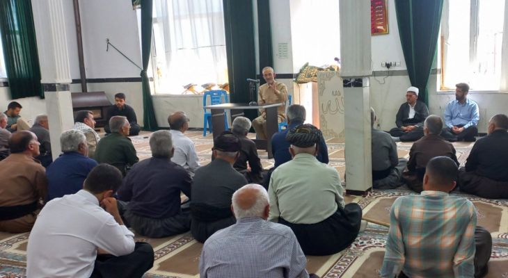دیدار فرمانده قرارگاه شهید کاظمی با رزمندگان میرآباد