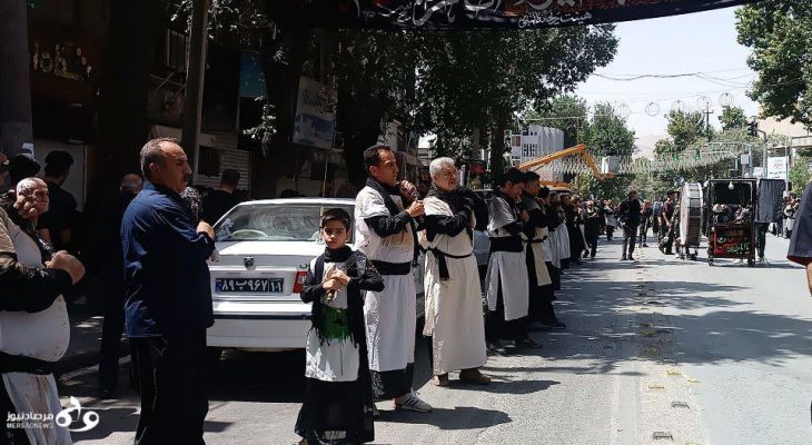 کرمانشاه در سوگ سقای دشت کربلا