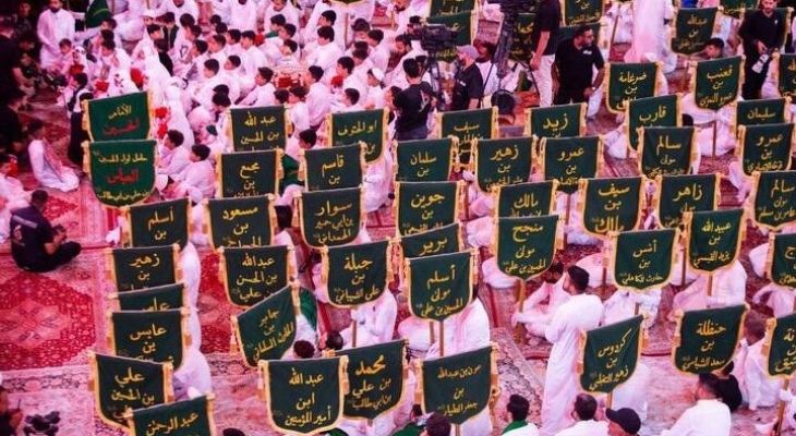 کاروان نمادین یاران امام حسین در کربلا