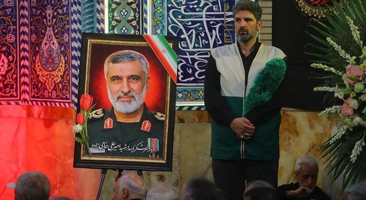 مراسم بزرگداشت شهید سرلشکر حاجی‌زاده