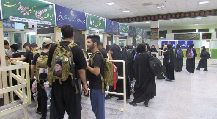 تردد روان زائران اربعین در مرز خسروی