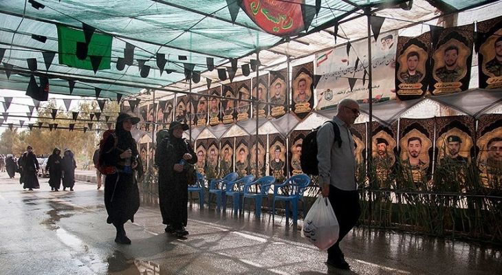 عبور زائران اربعین حسینی از مرز خسروی
