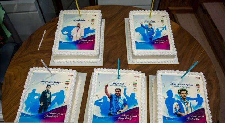 جشن تولد مدال‌آوران ادوار المپیک متولد شهریور