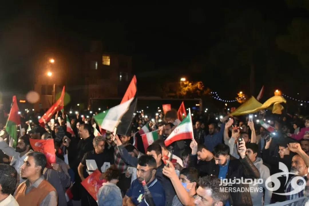 جشن پیروزی جبهه مقاومت در کرمانشاه برگزار شد