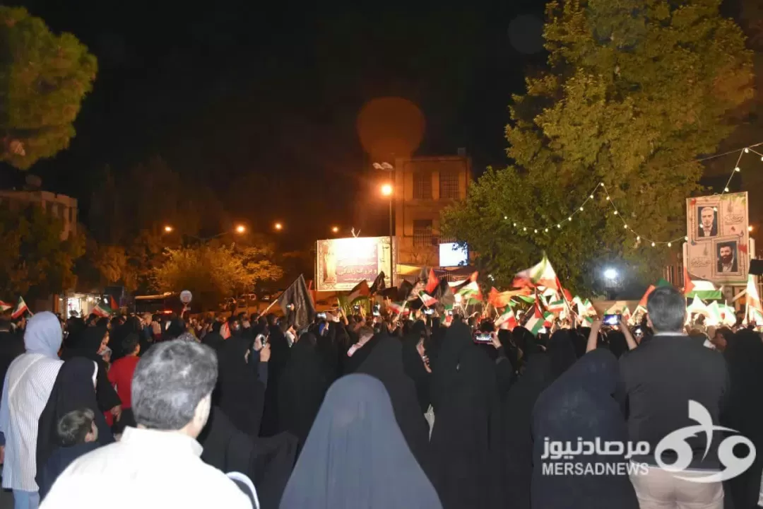 جشن پیروزی جبهه مقاومت در کرمانشاه برگزار شد