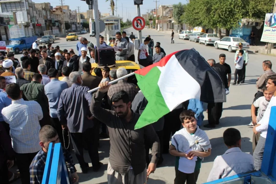 سرپل‌ذهاب با فلسطین هم‌نوا شد