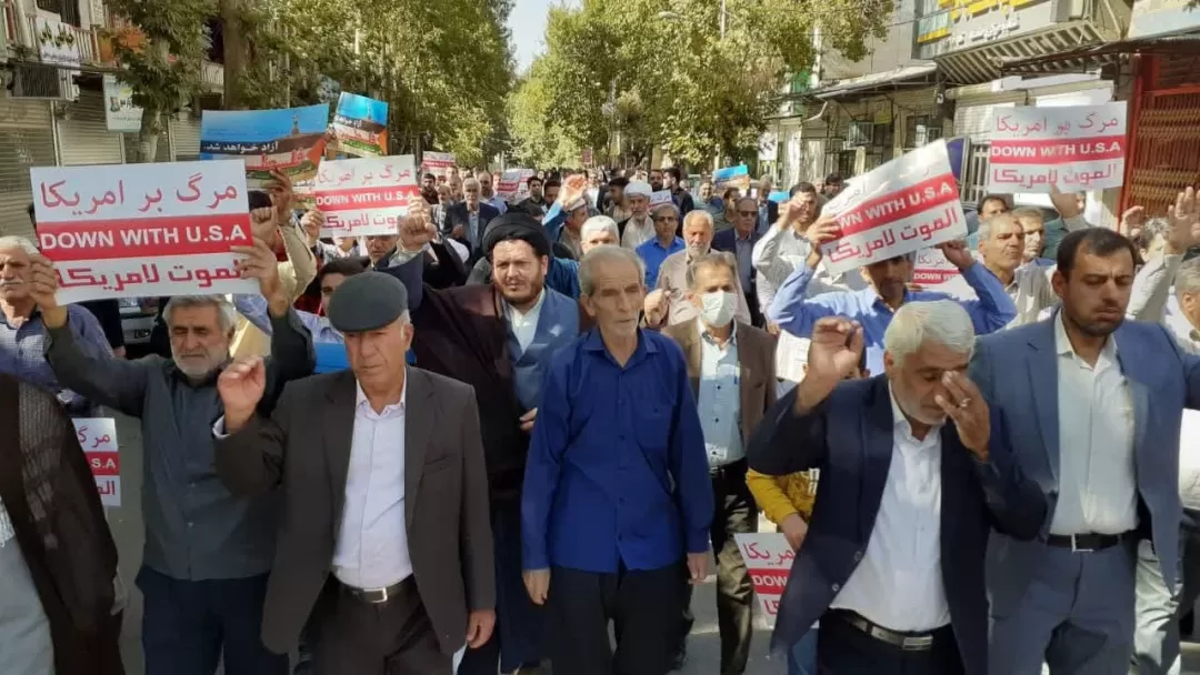 راهپیمایی مردمی نمازگزاران در دفاع از ملت فلسطین