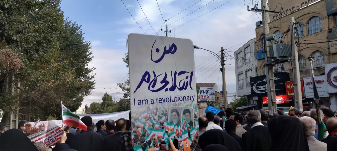 خروش یکپارچه کرمانشاهی‌ها در روز  مبارزه با استکبار