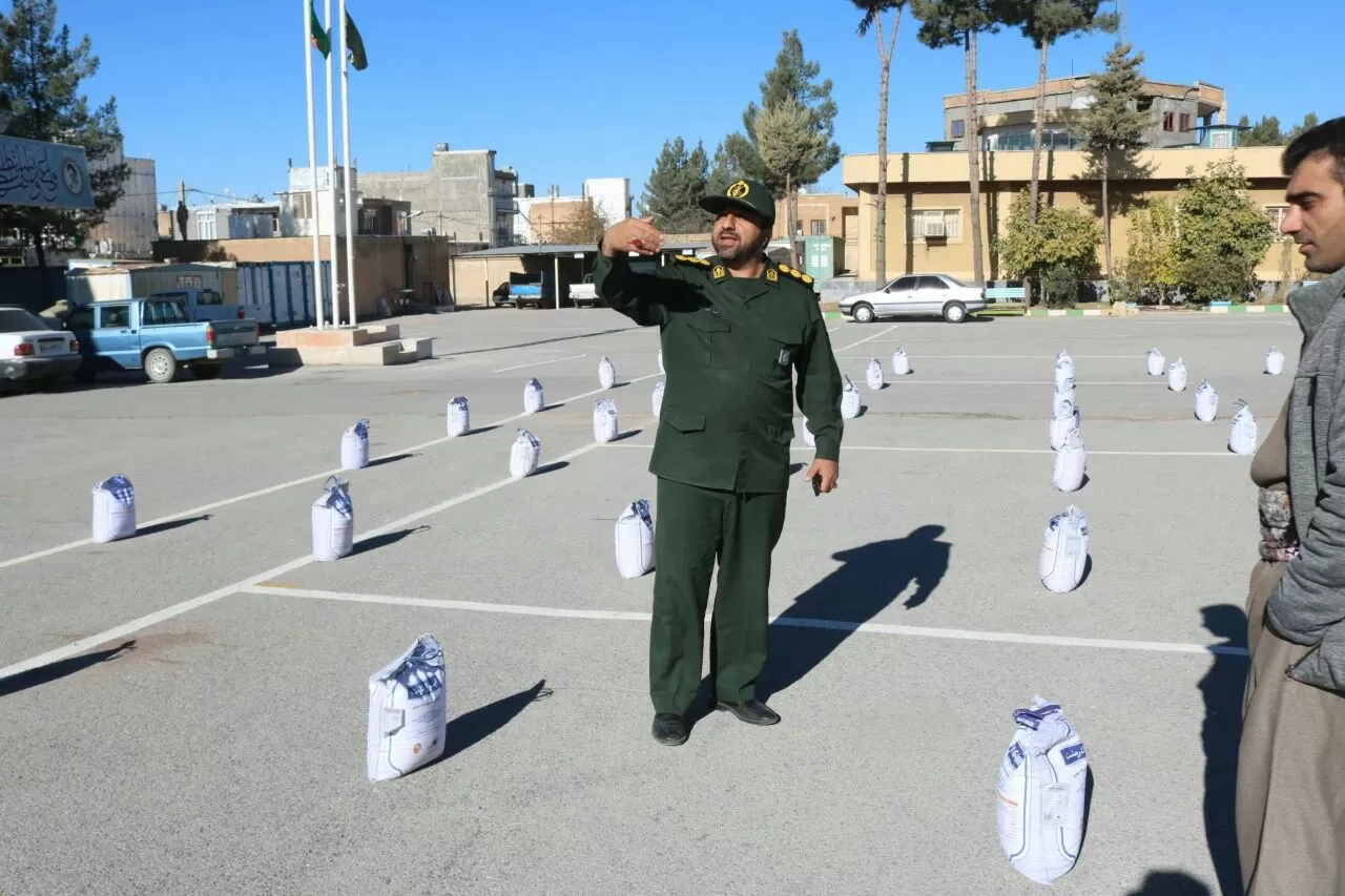 برگزاری رزمایش کمک مومنانه در ثلاث باباجانی