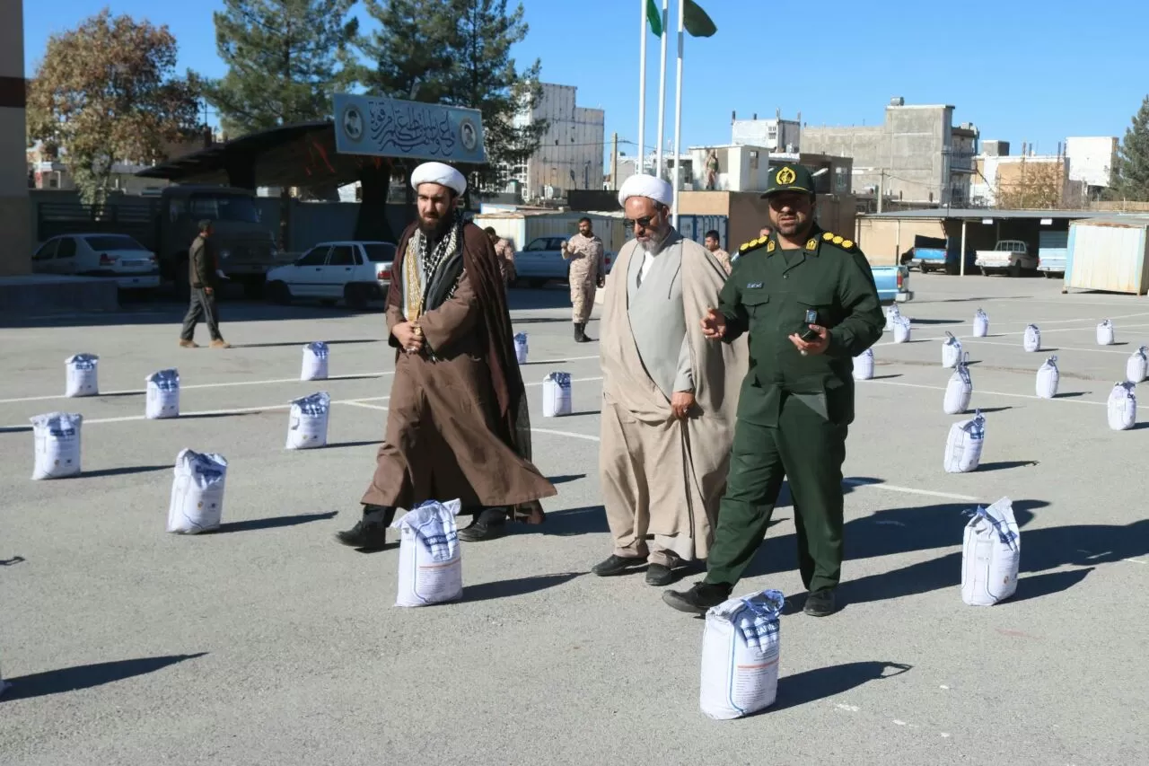 برگزاری رزمایش کمک مومنانه در ثلاث باباجانی