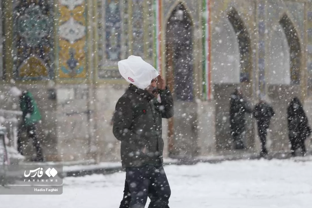 برف زمستان در حرم سلطان