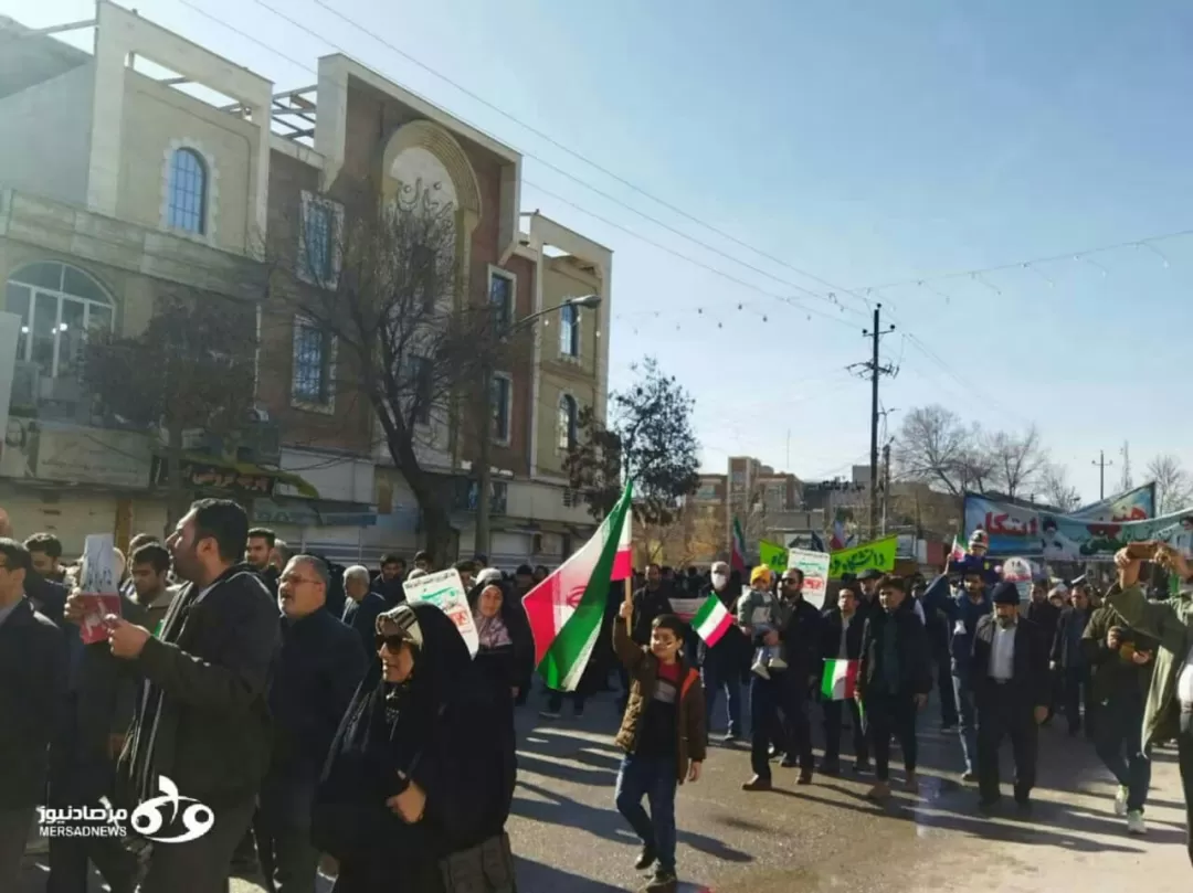 حضور باشکوه مردم کرمانشاه در راهپیمایی ۲۲ بهمن