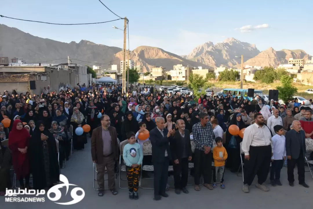 جشن دهه کرامت در محله «حکمت‌آباد» کرمانشاه