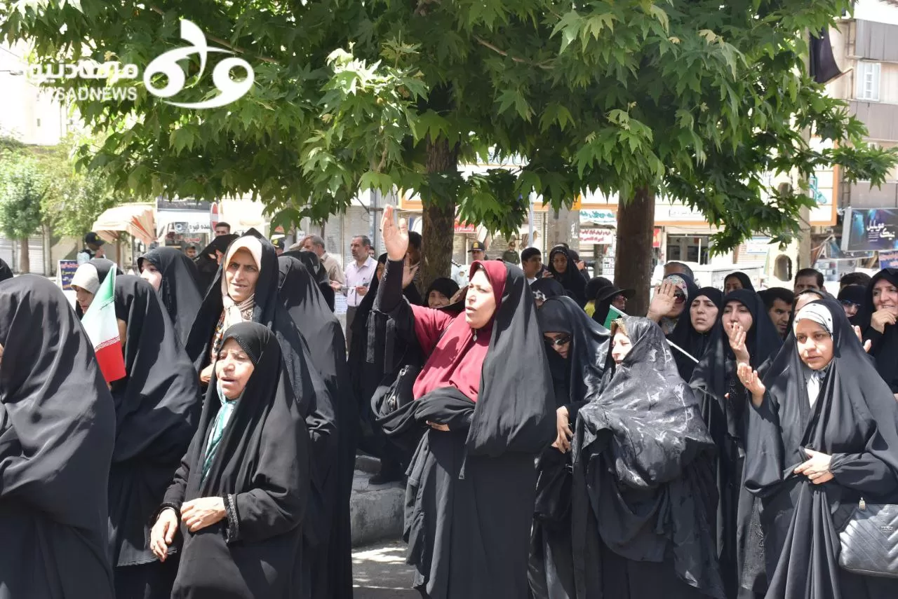 راهپیمایی مردم کرمانشاه در جمعه‌های خشم