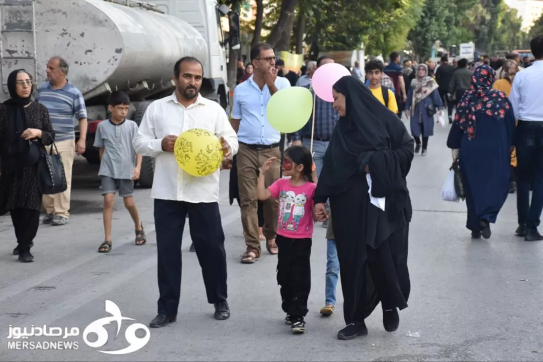 راهپیمایی کیلومتری غدیر در کرمانشاه