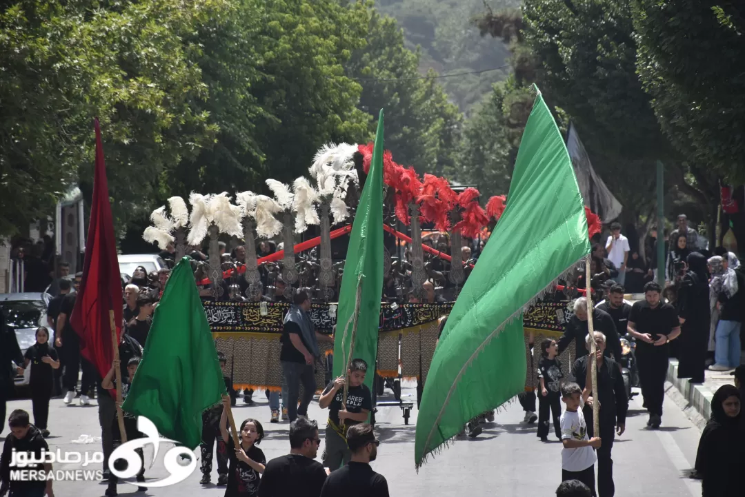 سوگواری کرمانشاهیان در رثای حضرت عباس(ع)