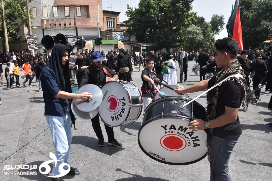 سوگواری کرمانشاهیان در رثای حضرت عباس(ع)