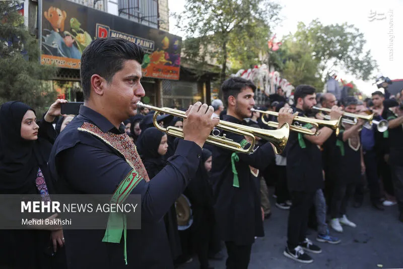 کاروان نمادین اسرای کربلا در قم