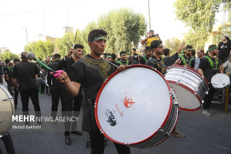 کاروان نمادین اسرای کربلا در قم