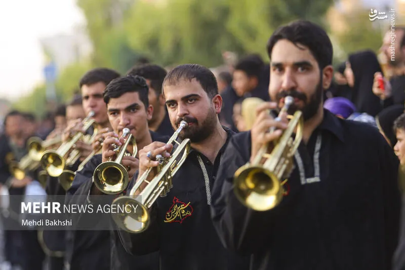 کاروان نمادین اسرای کربلا در قم